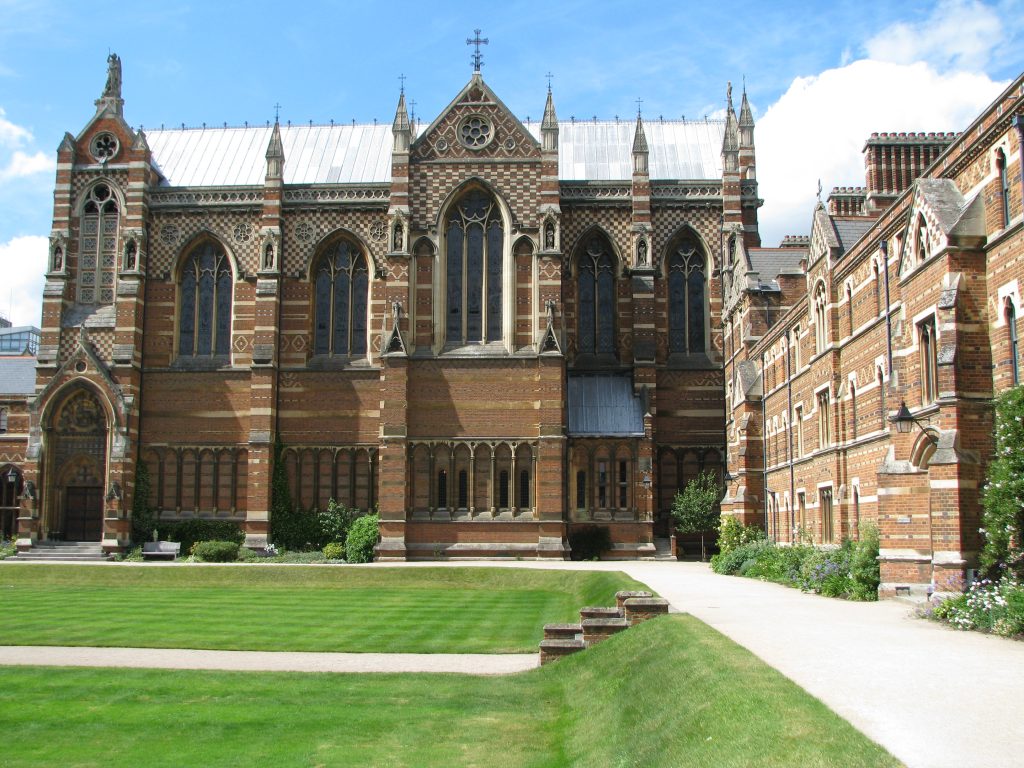 Photo of Keble College taken from the quadrangle